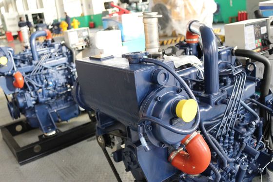 50/60HZ Frequency 100KW/125KVA Weichai Marine Diesel Generator Water Cooled Method