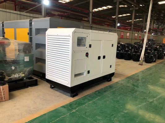 110/220V Rated Voltage 50kVA Silent Type Diesel Generator 50Hz IP23 Protection Class