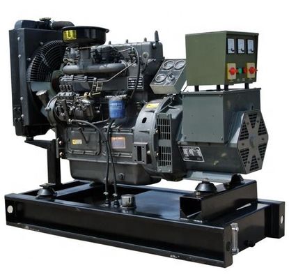 Open Type 30kw Diesel Generator with 4100 Four Cylinder Engine and Low RPM AC Alternator