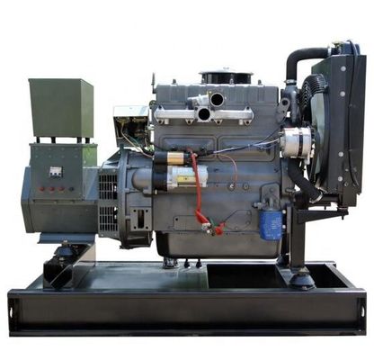 Open Type 30kw Diesel Generator with 4100 Four Cylinder Engine and Low RPM AC Alternator
