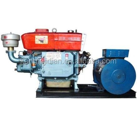 360KG Water Cooled Portable Diesel Generator 8KW Changchai Engine Single Cylinder Crank