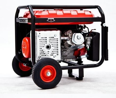 27A Rated Current 6kw Small Mobile Gasoline Generator for Home 220V Fuel 90 Gasoline