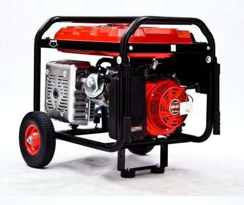 27A Rated Current 6kw Small Mobile Gasoline Generator for Home 220V Fuel 90 Gasoline