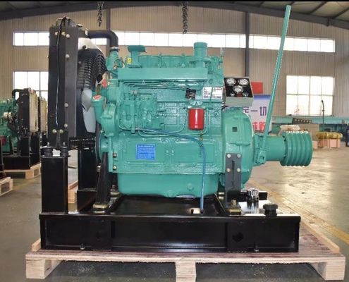 Competitive Water Cooled 56k ZH4105ZP 2000rmp Stationary Diesel Engine with Belt Pulley