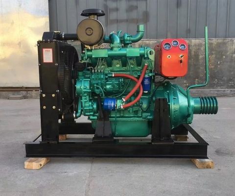 Competitive Water Cooled 56k ZH4105ZP 2000rmp Stationary Diesel Engine with Belt Pulley