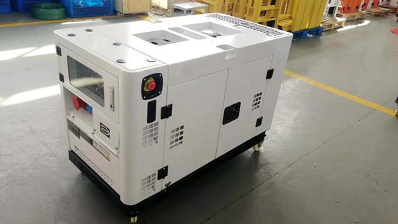 1 12KW Silent Type 2-Cylinder Air-cooled Portable Diesel Generator with ATS for Ghana