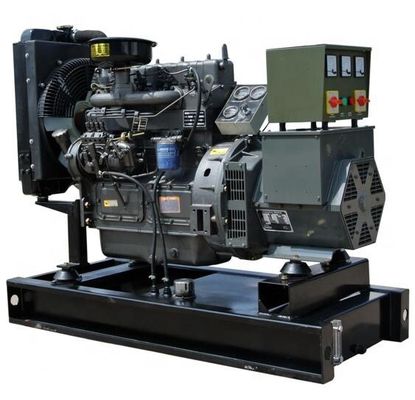 Open Type 30kw Diesel Generator with 4100 Four Cylinder Engine and Low RPM AC Alternator