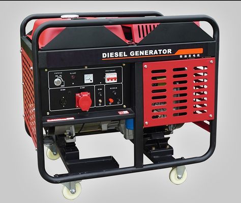 220V Dynamo Electric Start 5.5KW Single Phase Generator Set with IP23 Protection Class