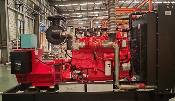Long-Lasting 300KW Biogas Generator Set with Water Cooled Method and 180A Rated Current