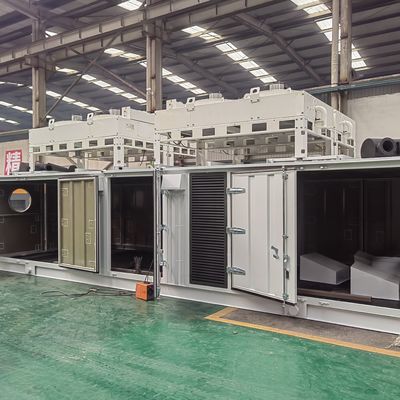 Water Cooled Method 1250 kva Fully Automatic Gas Generator 1mw for CHP System 400V/230V