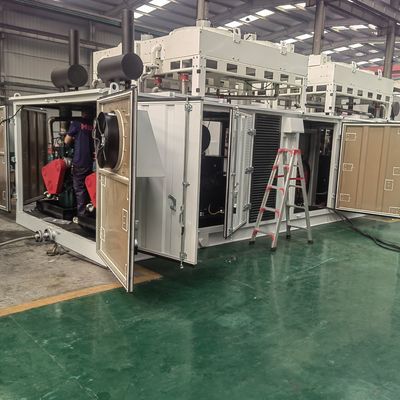 Water Cooled Method 1250 kva Fully Automatic Gas Generator 1mw for CHP System 400V/230V