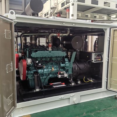Water Cooled Method 1250 kva Fully Automatic Gas Generator 1mw for CHP System 400V/230V