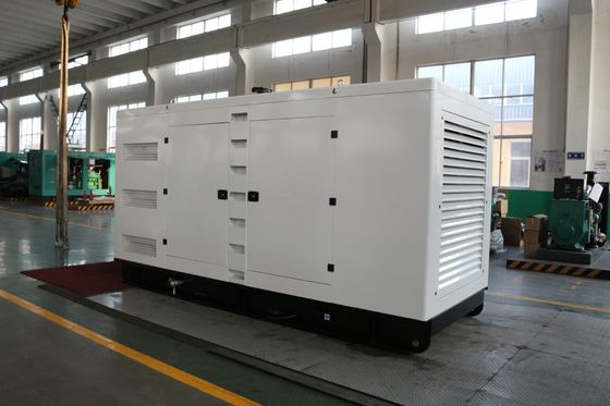 Soundproof Canopy 350KW Natural Gas Generator Set for Russian Market Rated Current 630A
