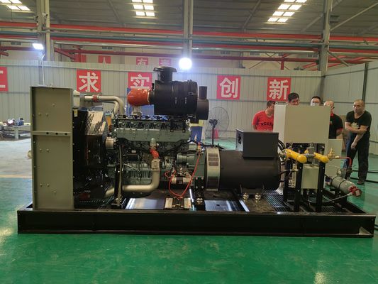 150kw 200kw Natural Gas Biogas CNG LNG LPG Methan Generator with CHP Waste Heat Recovery