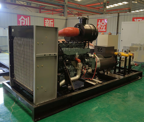 150kw 200kw Natural Gas Biogas CNG LNG LPG Methan Generator with CHP Waste Heat Recovery