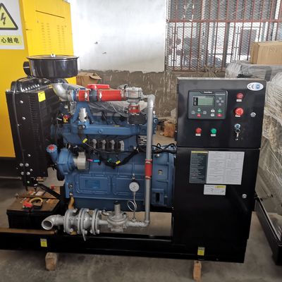 Electrical Start 50kw Biogas CNG LNG LPG Methane Generator with CHP Waste Heat Recovery