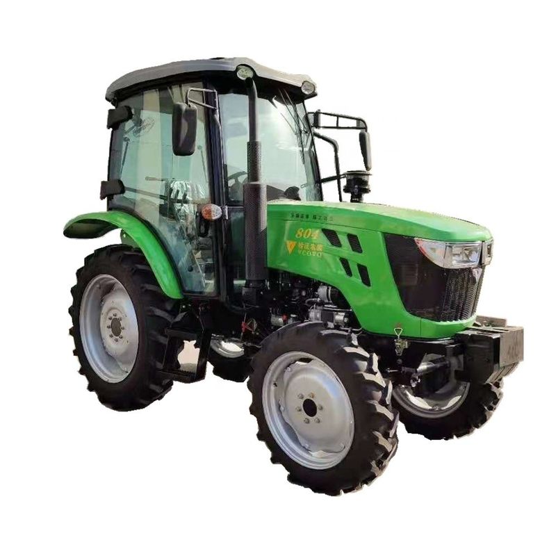 Online Support 80hp 4wd Gear Drive Tractor with Hydraulic Steering